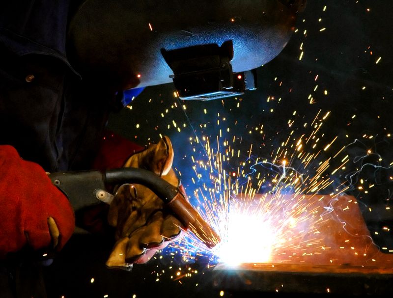 Welding Arc in Action